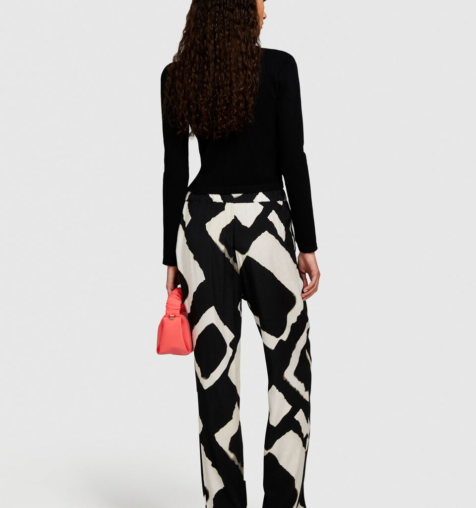 Seamless cropped cardigan - women's cardigans - Black | Sisley image number 3